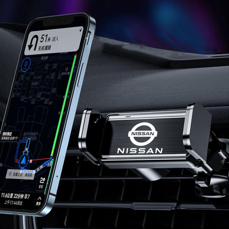 Car Phone Holder Stand Electric Intelligent Induction Navigate For Nissan J10 X-Trail Qashqai Juke Leaf Micra NOTE Patrol Pulsar