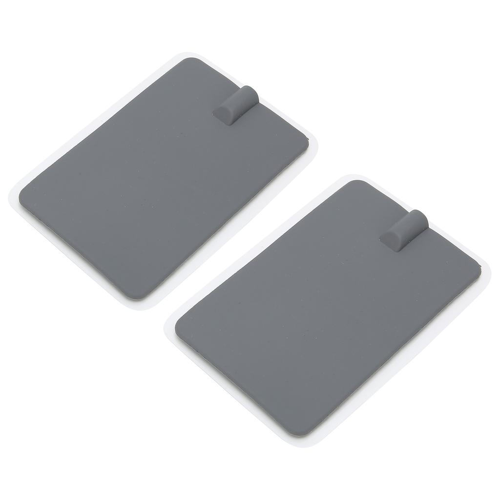 2шт силиконовая электродная накладка мягкая электродная накладка для физиотерапевтического инструмента серая 7 x 11см