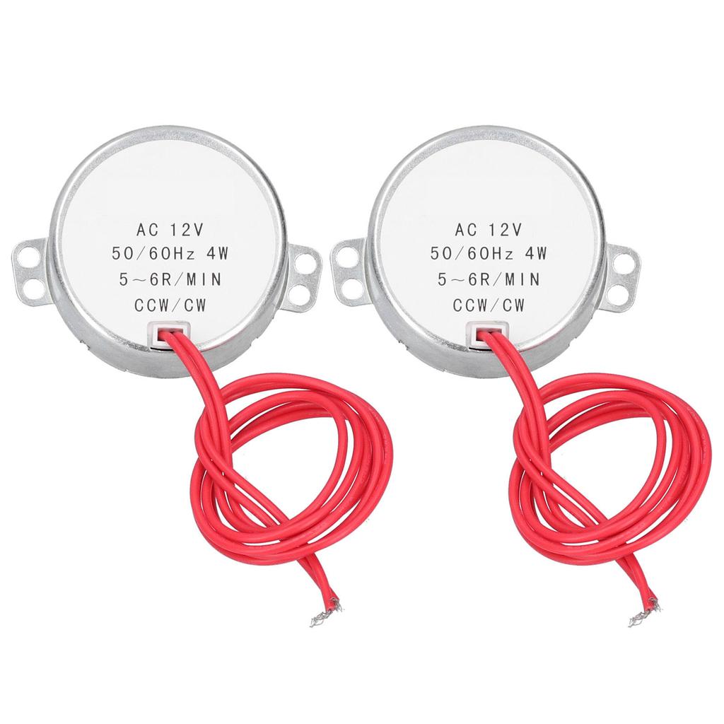 2 шт. Синхронный двигатель переменного тока CCWCW Микроаксессуары для станков AC12V 56 об/мин 4 Вт
