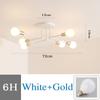 Modern LED Chandeliers for Dining Living Room Nordic Children Bedroom Loft Stuy Ceiling Lamp Black Gold Retro Iron Ceiling Light