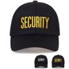 Бейсболки унисекс с вышитыми буквами SECURITY для отдыха на весну и осень, регулируемые повседневные шляпы, солнцезащитные шляпы
