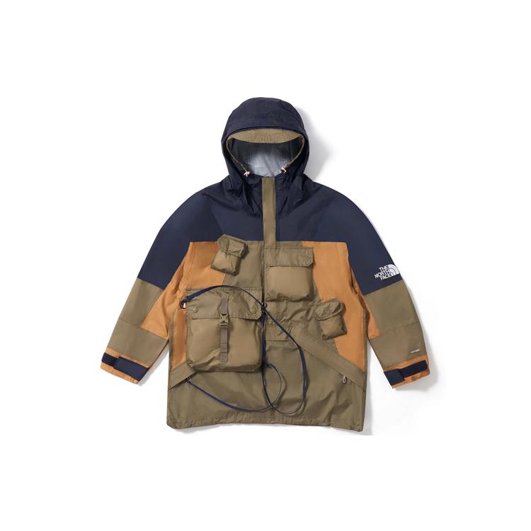 THE NORTH FACE Urban Exploration Windbreaker Jackets Men's Green Hooded Moderate NF0A7QPR-7D6