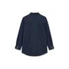 Levis Куртка джинсовая женская с прямым кроем, воротником на пуговицах и длинными рукавами, темно-синяя A3372-0013