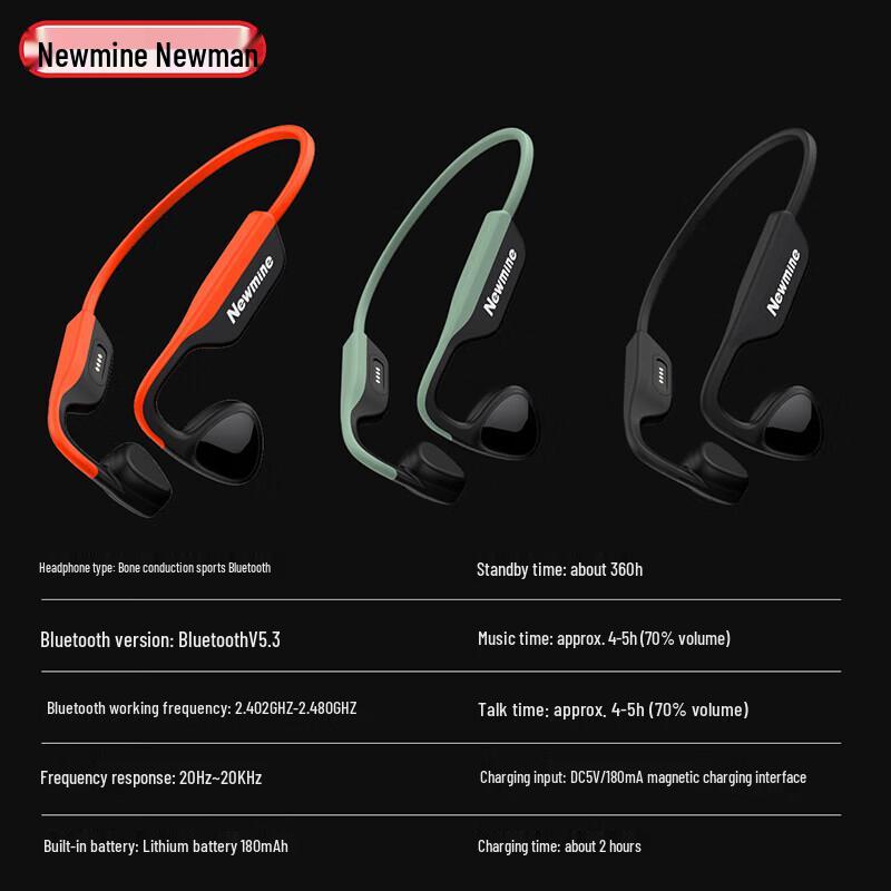 Newmine H81 Bone Conduction Bluetooth Sports Headset