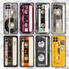 Magnetic Radio Tape Cassette Case For Realme 8 C21y GT Neo 2 3 8i C21 7 C11 6 C12 C35 C3 GT 9 Pro C12 Silicone TPU Phone Cover