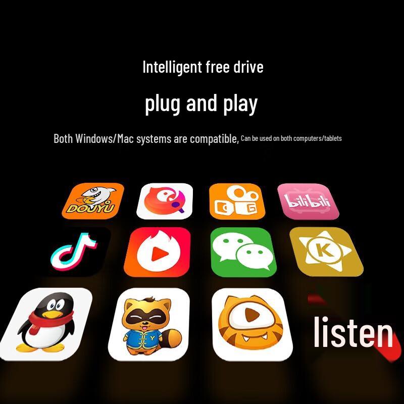 UGREEN USB Desktop Condenser Microphone with DSP Noise Reduction