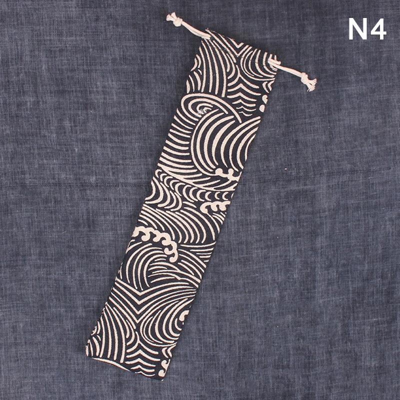 1 шт. многоразовый соломенный мешочек для металлических соломенных столовых приборов, красочный дорожный походный палочки для еды ложка вилка нож сумка для хранения контейнер