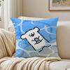 moonlab studio Art Cartoon Cute Dog Cushion Cover Pillowcase Antidustmite living Room Sofa Decor Cushion Room