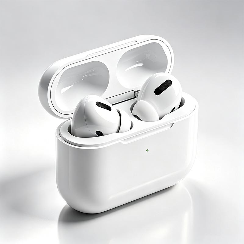 Удобные внутриканальные наушники AirPods Pro с двойным микрофоном для четких звонков, улучшенным активным шумоподавлением (ANC), 30-часовым временем работы от аккумулятора, погружающим звуком
