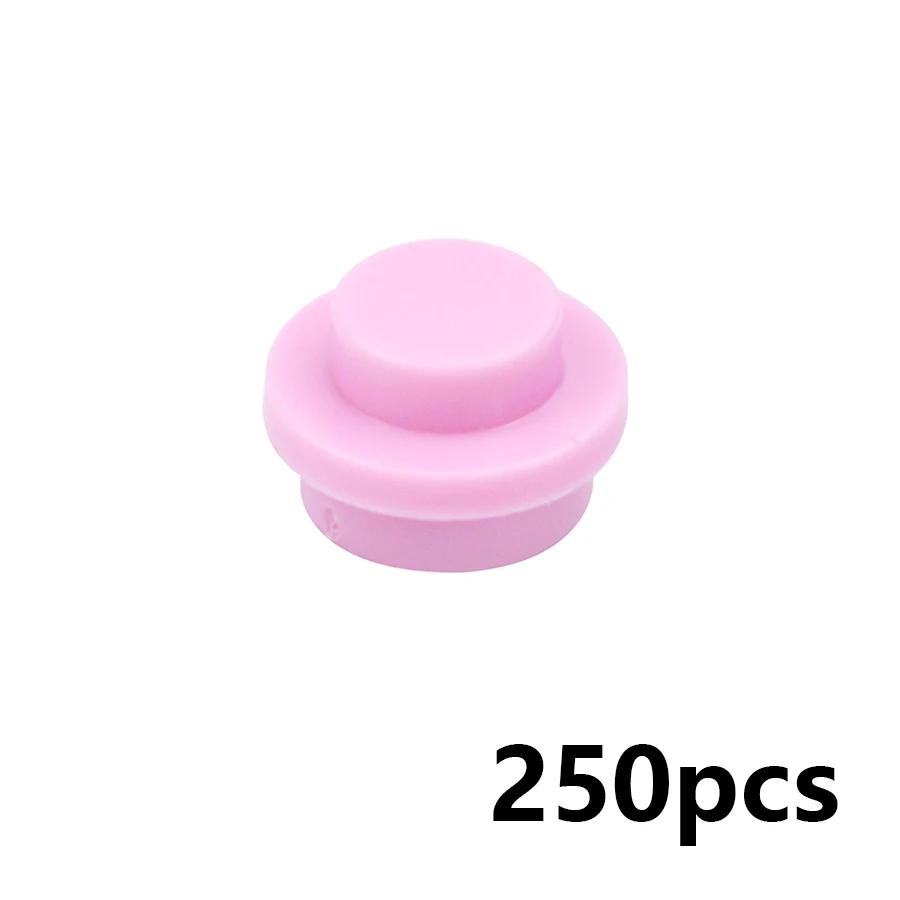 250 шт. Детали для сборки MOC 4073 6141 15570 Пластина Круглая 1x1 Точка DIY Строительные Блоки 1*1 Фигурки Кирпичи-Лампочки Игрушка для Детей