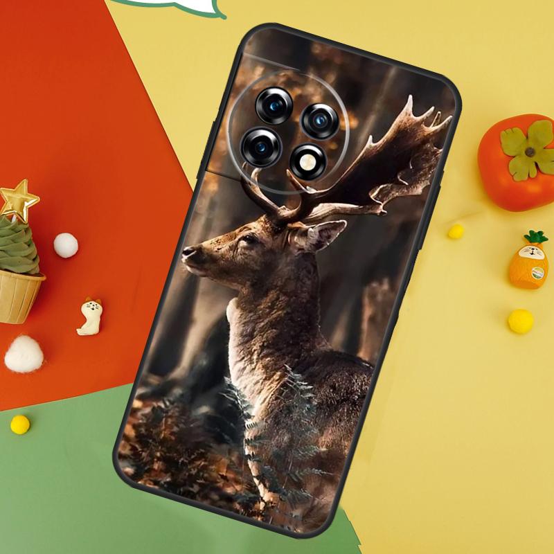 Задняя крышка с оленем для OnePlus 15 13R 13 13T 12 12R 11 10 10T 8T Nord CE 5 2 3 4 Lite N20 N30