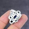 Lapis Lazuli Handmade 925 Sterling Silver Jewelry Ring Size 11 Gift For Her V1j29