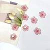 7 шт. клейкие аксессуары для холодильника эстетичный милый держатель для фотобумаги цветочный весенний кухонный магнит 1,9x1,9 см