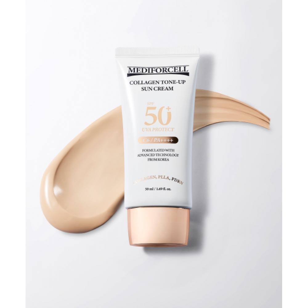 Mediforcell Коллагеновый крем-тон для лица с SPF 50мл