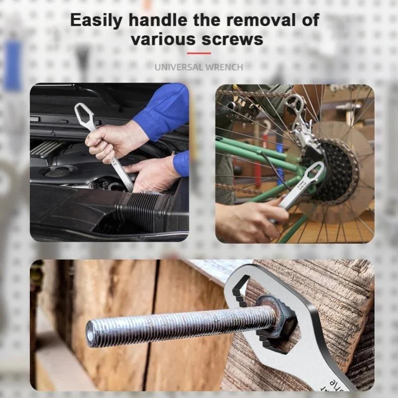 Универсальный гаечный ключ Torx 3-17 мм, регулируемый многофункциональный гаечный ключ, двухсторонний многоцелевой гаечный ключ Torx, ручной инструмент для ремонта