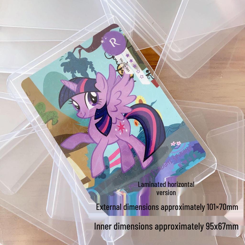 Genshin Impact Hero Showdown 3" Thick Large Card Sleeve 65x90mm - My Little Pony Design