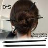 2Pcs Chinese Style Hairpin Black Wood Chopsticks Hair Stick Hairpin Women Long Hair Pin Decoration Fashion Hair