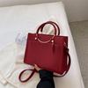 Свадебная красная женская сумка новая косая простая модная высококачественная текстурная сумочка свадебная сумка