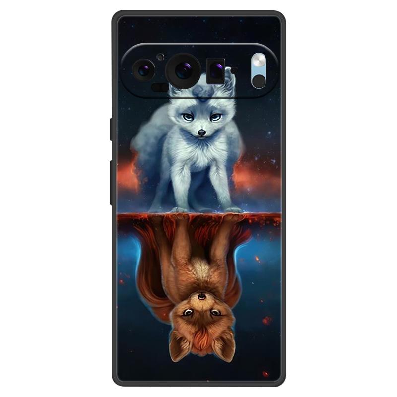 For Google Pixel 9 Pro XL Case Silicone Luxury Space Soft Bumper for Pixel 9 9Pro 9ProXL 5G Phone Cover TPU Funda Fashion Bag