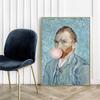 Plakat vincent van gogh z balonem pop art