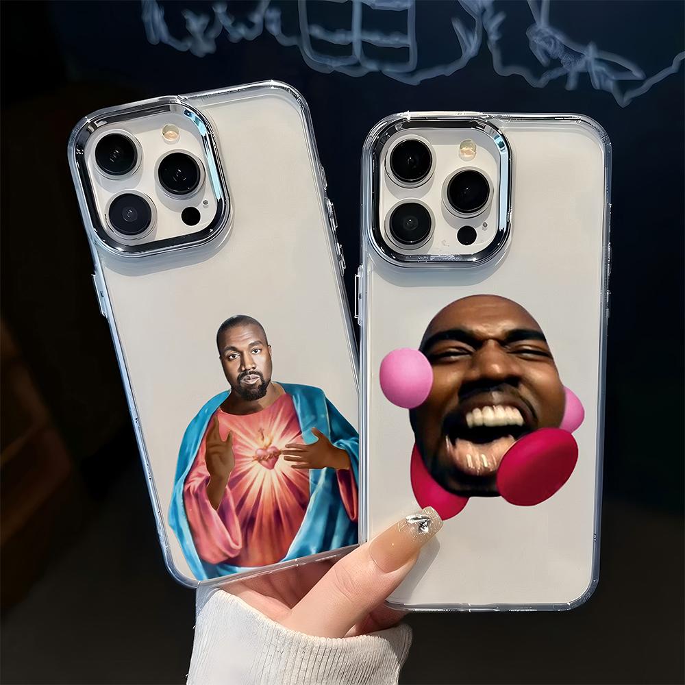Funny cartoon Kanye West YE Phone Case For Google Pixel 10 9 8 7 8A 9A XL Pro 4G 5G Transparent Soft Silicone TPU Back Cover