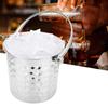 Контейнер для льда из нержавеющей стали 1 л, портативное ведро для шампанского с фильтром, принадлежности для домашнего бара