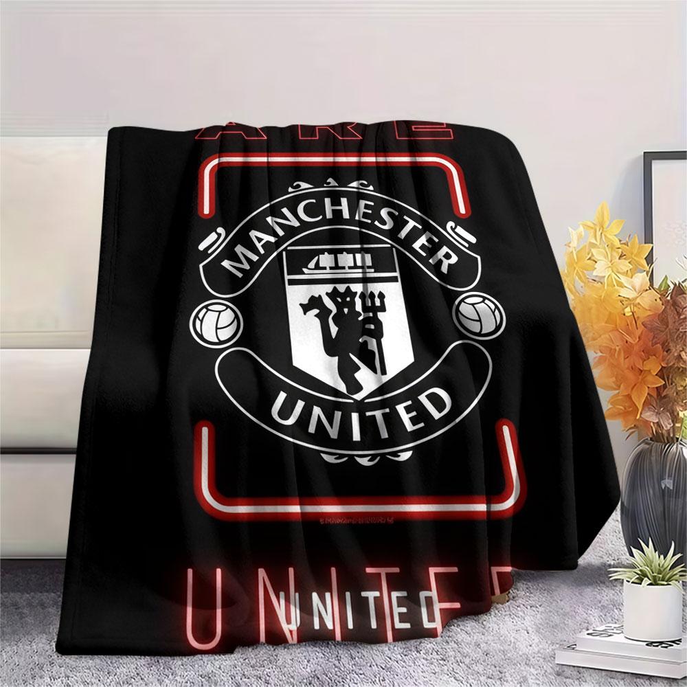 Clear MUFC Standee Blanket, High quality Comfortable for All Seasons, Home Decor, Warmth and Comfort