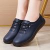 Женские мягкие мокасины Slip on Casual Elegant Summer Leather Moccasins Shoes Over Size