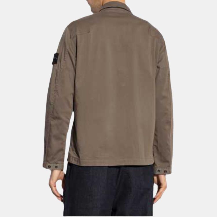 STONE ISLAND Овершот Коричневый Мужской Верхняя одежда 811512808-V0075