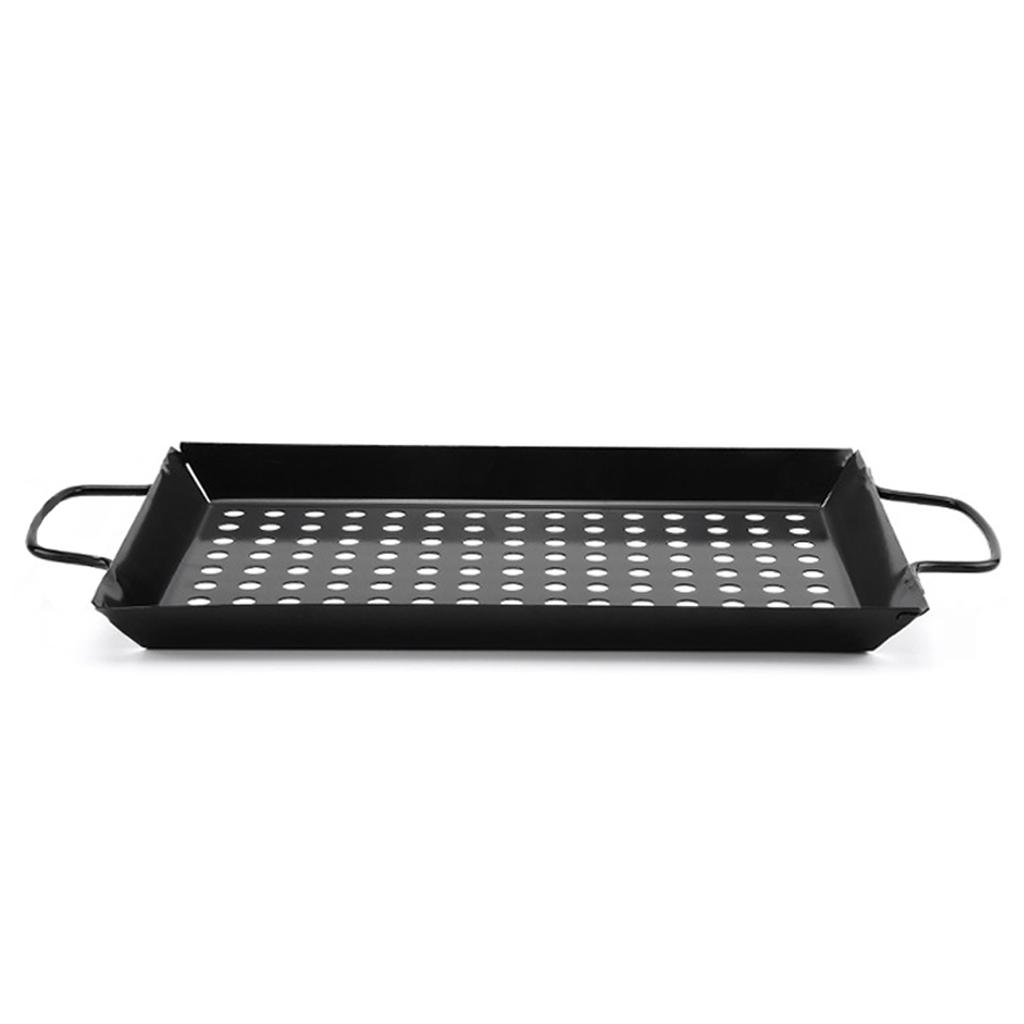 Leeseph Grill Basket, Non-stick Vegetable Grilling Basket Cooking Basket, BBQ Grill Accessories for Cooking Fishes, Kebabs