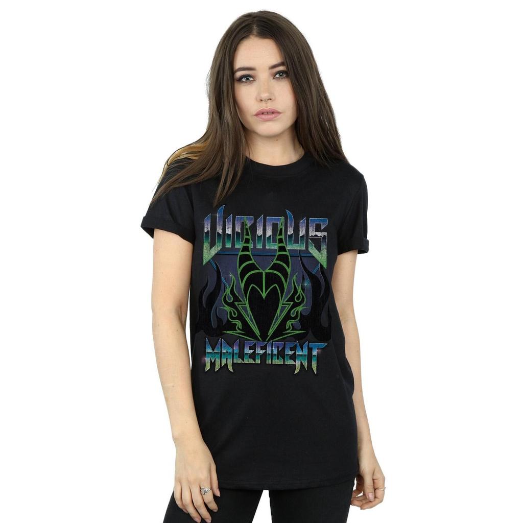 Disney Womens/Ladies Vicious Maleficent Cotton Boyfriend T-Shirt