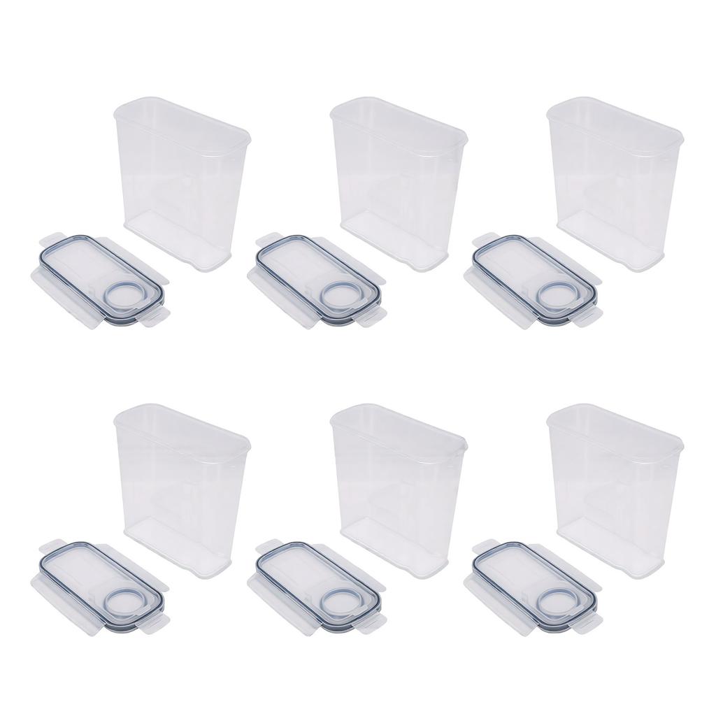 6PCS Filament Storage Boxes with 24 Labels 1 Marker 3D Printing Filament Spool Container for Home Use Water and Dust