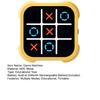 Детская электрическая игровая консоль, игрушка 3-в-1 XO, розетка-головоломка, шахматная игра на память, портативный образовательный портативный игровой автомат для малышей, подарок для мальчиков и девочек