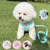 Butterfly Dog Harness and Leash Sets for Small Dog Leash Breathable Cat Harness and Leash Sets Outwalking Dog Strap Pet Harness