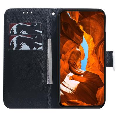 Чехол-книжка с принтом-узором и кошельком для Xiaomi Redmi Note 13 Pro+ 5G