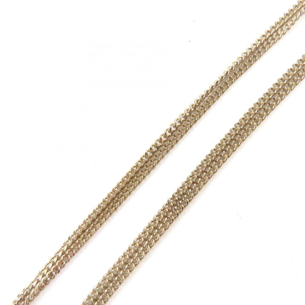 Превосходное ожерелье CHANEL COCO Mark кубик золото Женское A22K Б/у