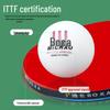 High-Elasticity Durable ABS Three-Star Table Tennis Balls for Training - Yellow & White Outdoor Ping Pong
