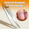 Stainless Steel Cuticle Clipper Curved Blades Manicure Shears New Eyebrow Shears  Manicure Tools