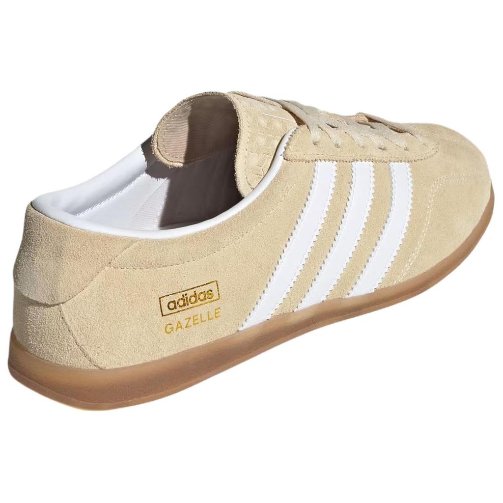 adidas Кроссовки Gazelle Lo Pro Sand Strata Женские Кремово-Белые с Белым и Коричневой Подошвой JR8889