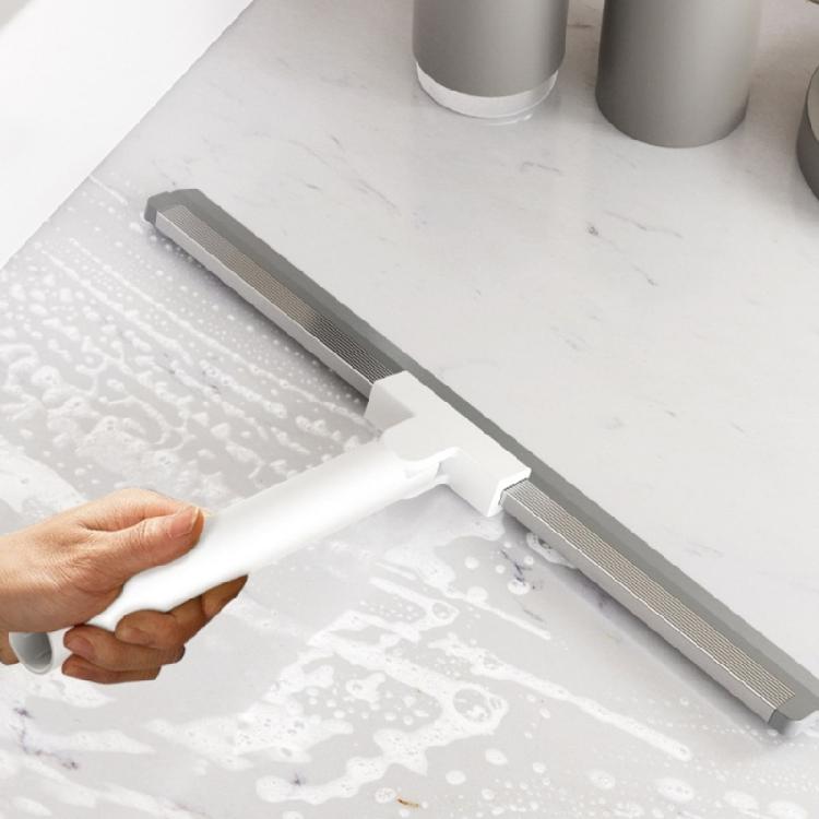 Эргономичная швабра для ванной комнаты, силиконовый скребок для пола, скребок для плиточного пола, компактный дизайн, устойчивая конструкция