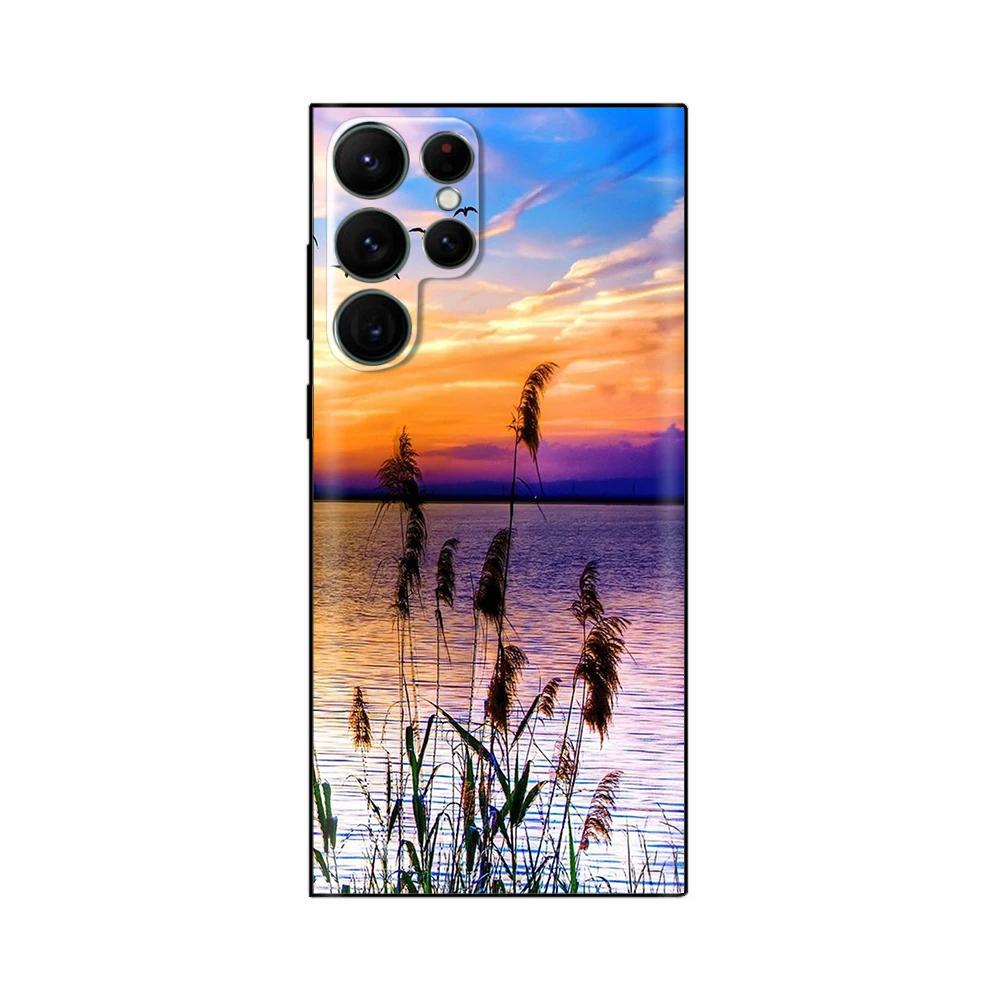 Чехол для Samsung Galaxy S22 Ultra Чехол для Samsung S23 Ultra S 23 Мраморный Мягкий Силиконовый Чехол для Телефона S22Ultra S22 5G s 22 Funda