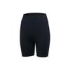 Li Ning Fitness Series Solid Color High Waist Straight Leg Sports Shorts Women Shorts Black AUST112-3