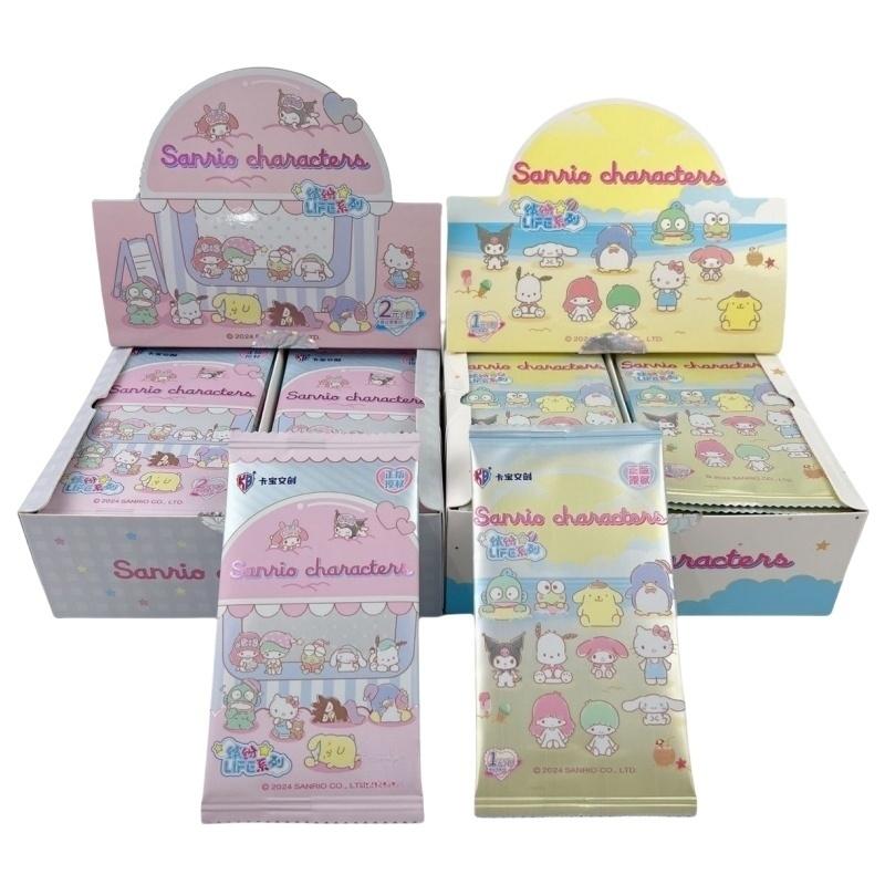 Box Card Sanrio Cute Anime Genuine Authorization Party Plan Characters Kuromi Kitty Melody Collection Children's Gifts