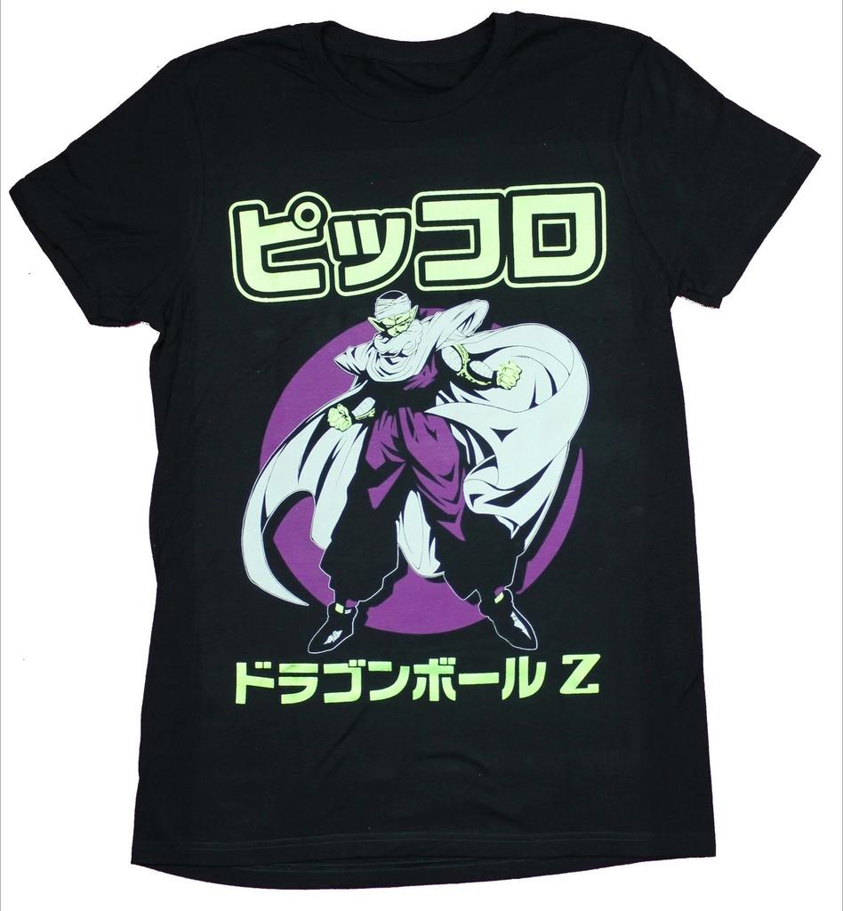 Dragon Ball Z TShirt Men Piccolo Japanese Text Anime Graphic Short Sleeve Oversized Streetwear Loose Fit Anime Fan Top