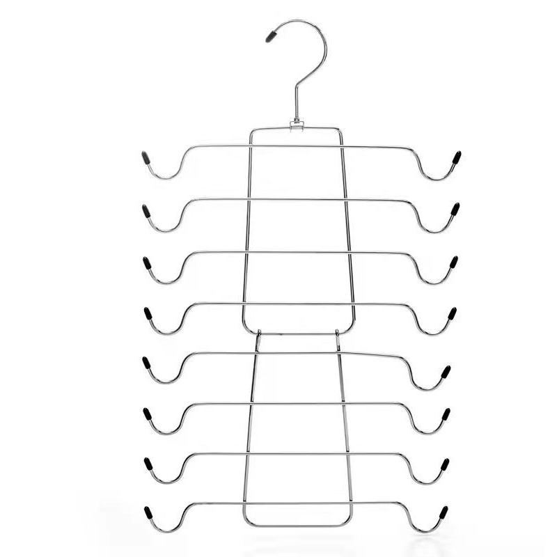 Houesehold Foldable Multi-layer Underwear Hanger Camisole Bras Tank Tops Hanger Multifunctional Storage Space Saving Organizers