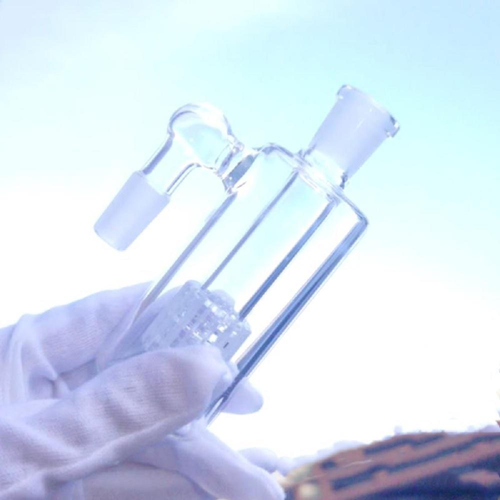 1 Piece 14MM Ash Catcher 90 Degree Glass Water Thick Glass Bubbler Brand New