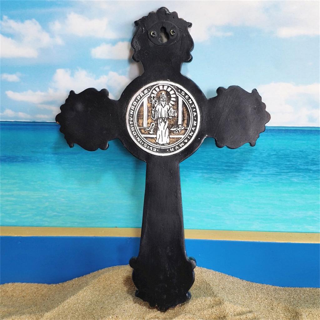 Vintage Large Cross Sculpture Cross Wall Decoration