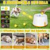 Automatic Ball Launcher for Dogs, Interactive Fetch Machine with 3-Level Distance(20-46ft) & 5 Balls, Dog Ball Thrower for Indoor & Outdoor Play