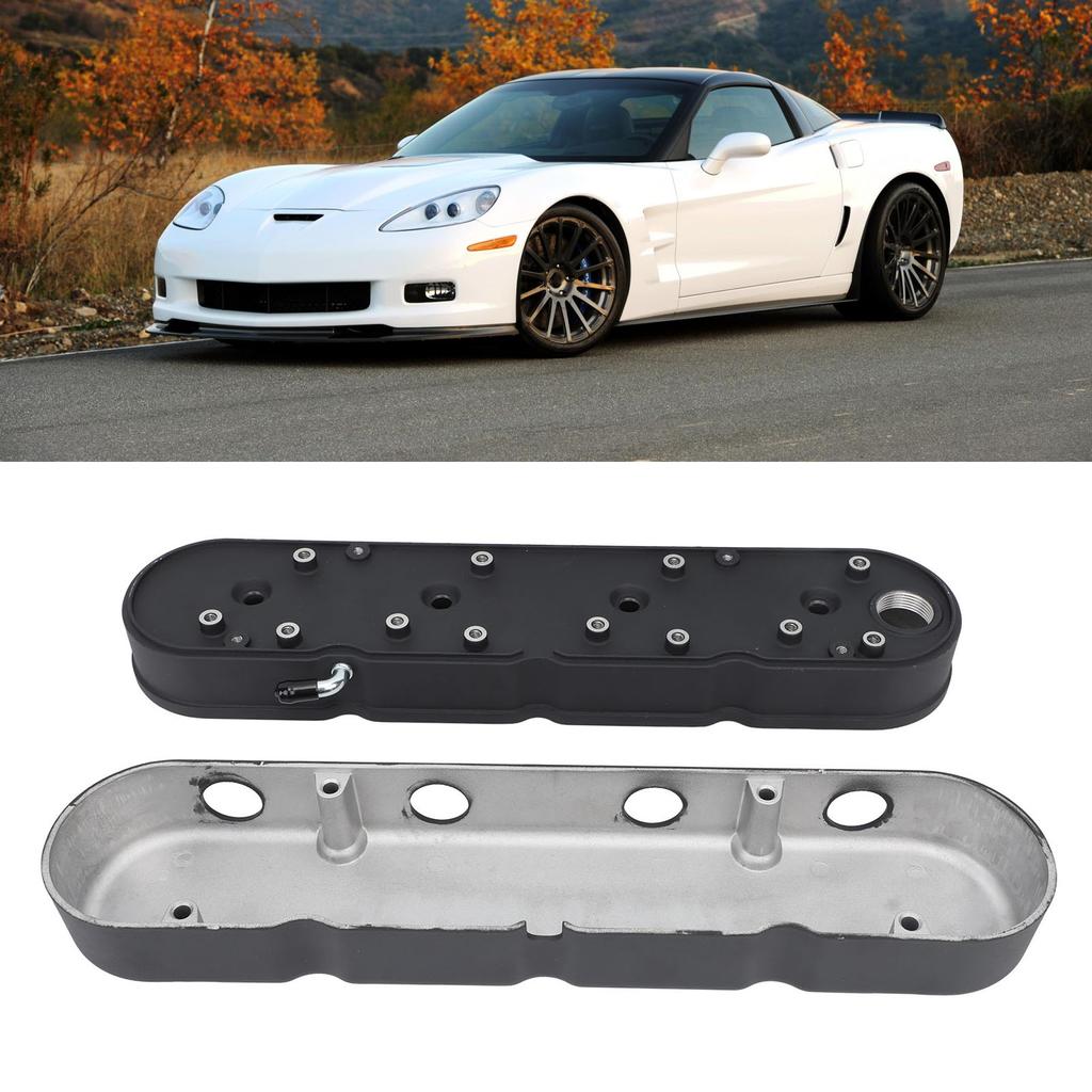 Engine Valve Cover Vintage Design High Strength   Coil Valve Cover Replacement for   LS1 LS2 LS3 LS6 Engines