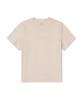 SNOWPEAK APPAREL Женская футболка с коротким рукавом, в рубчик, стандартного кроя (S25Mwfts39) Светлый Коралл